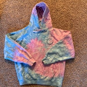 Pink/blue tie-dye Myrtle Beach, SC hoodie size small